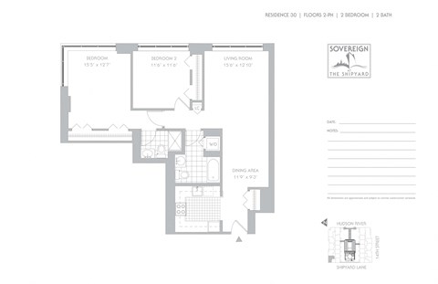 the floor plan of the residence